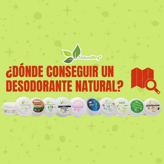 ¿Dónde conseguir un desodorante natural?