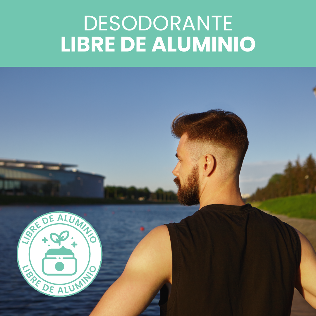 1 Desodorante natural MEN en barra - Aroma Romero con ALUMBRE