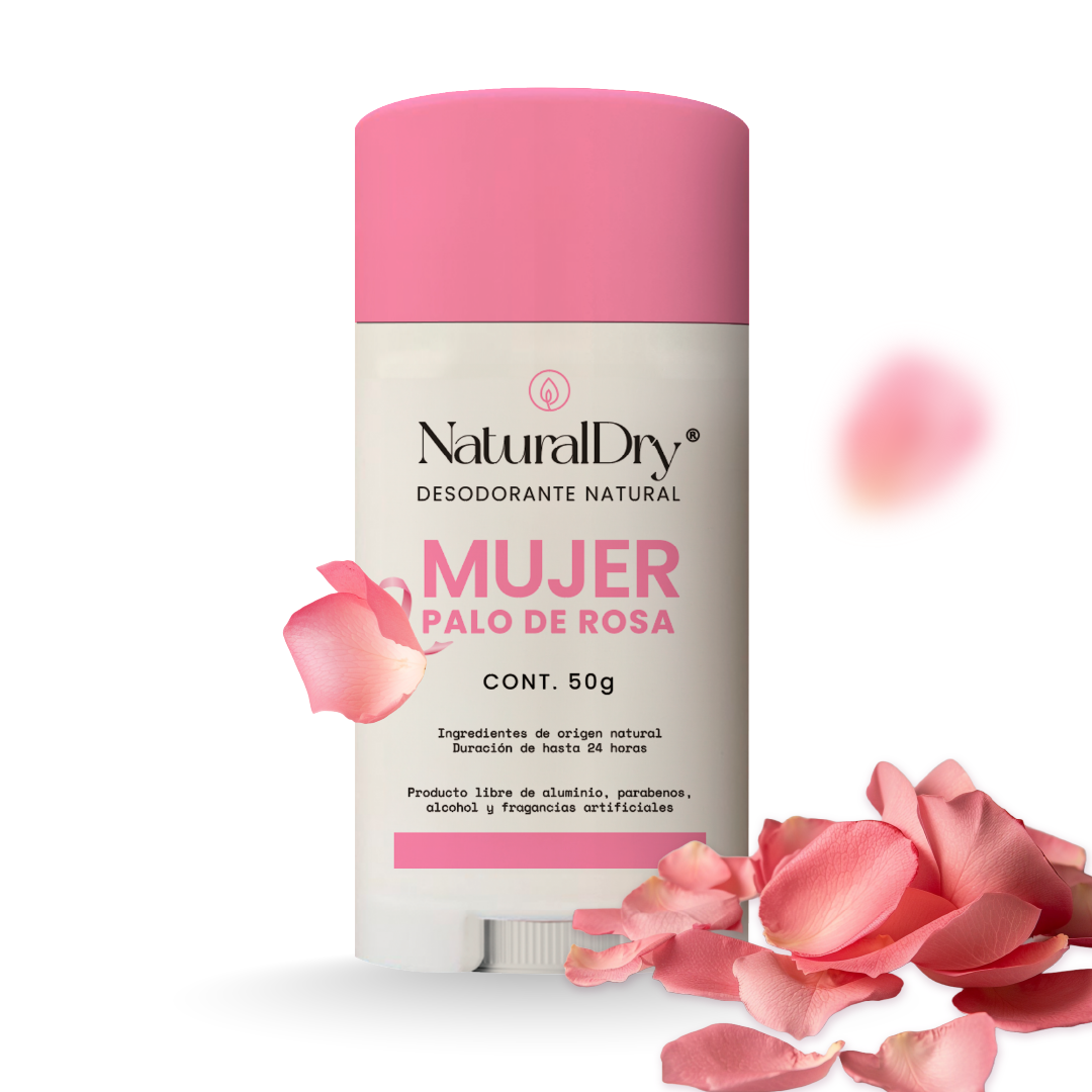 1 Desodorante natural en barra - Artesanal - Palo de Rosa- NaturalDry®