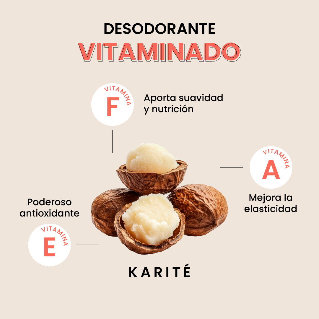 1 Desodorante natural corporal en barra - niños unisex - mandarina