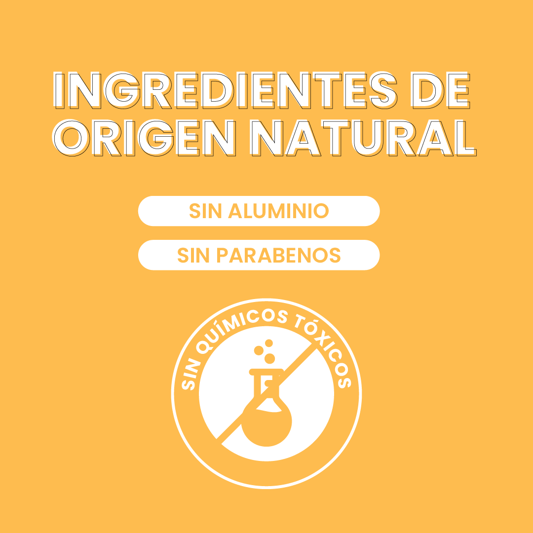 Desodorante natural corporal en barra TEENS - Aroma Geranio Menta