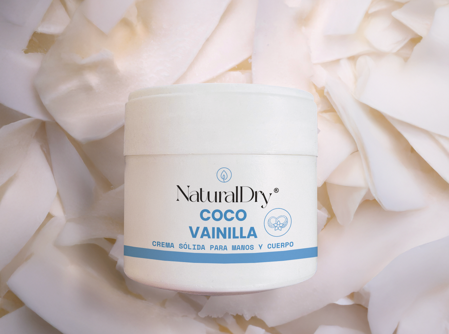 Crema natural para manos Coco-Vainilla