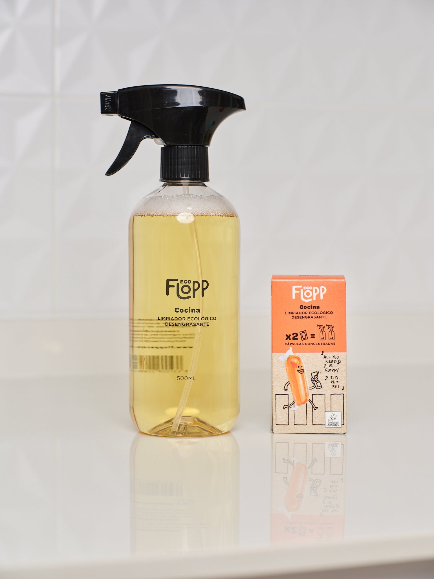 FLOPP ECO Cocina – Botella + 1 Cápsula