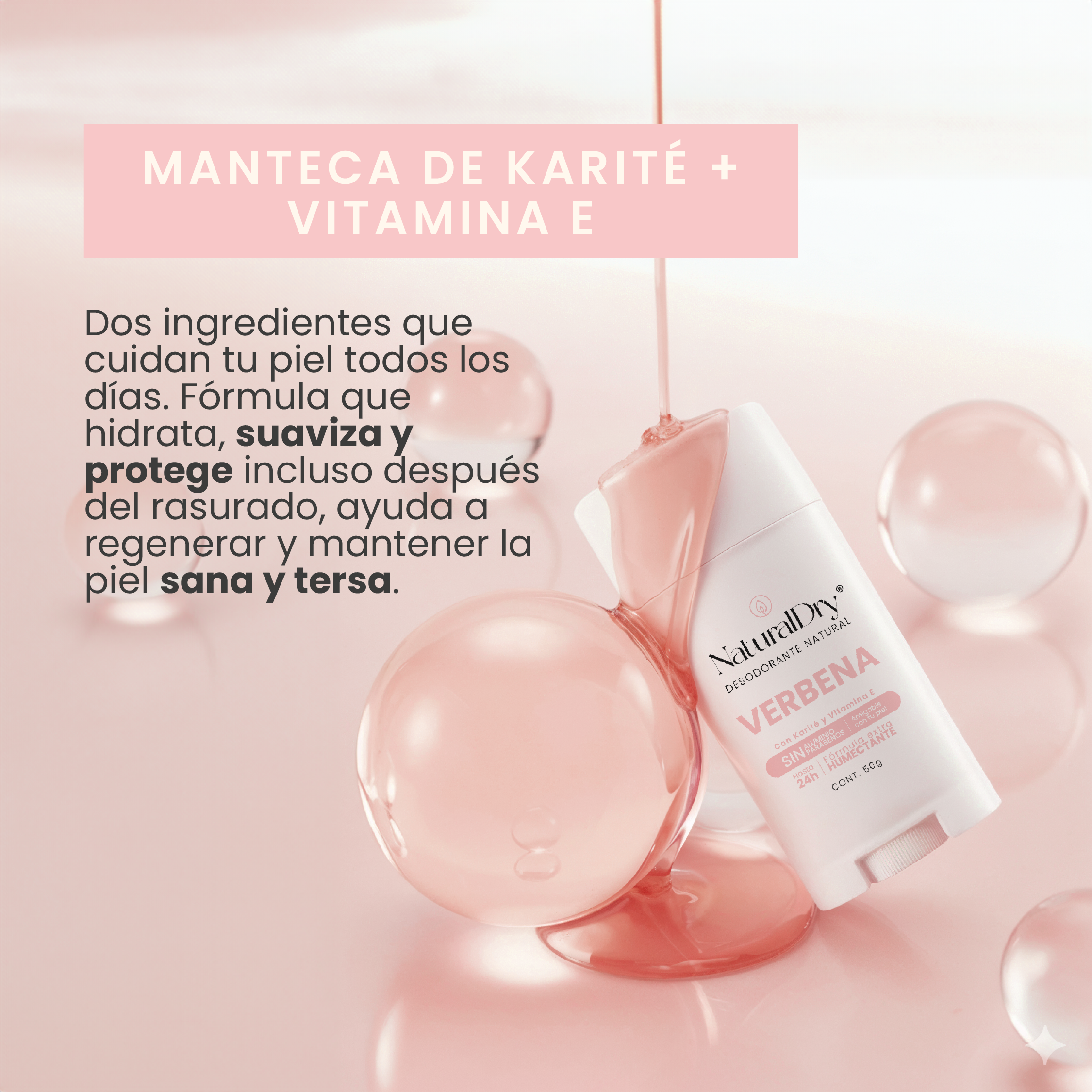 Desodorante natural en barra - unisex - verbena