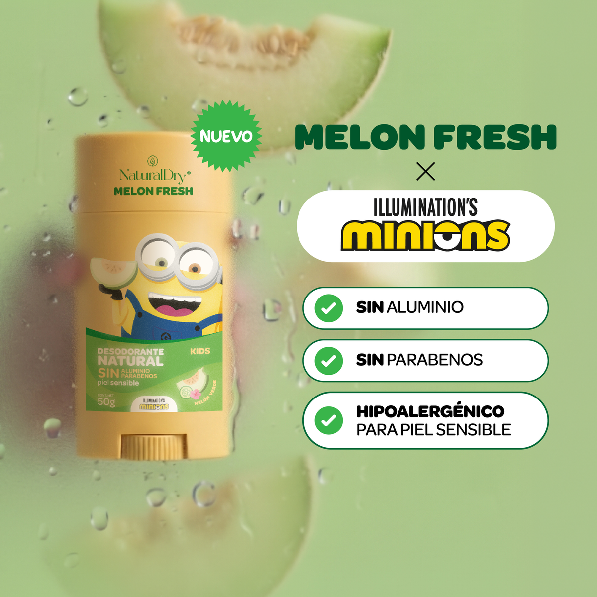 Minions Melon Fresh Piel Sensible