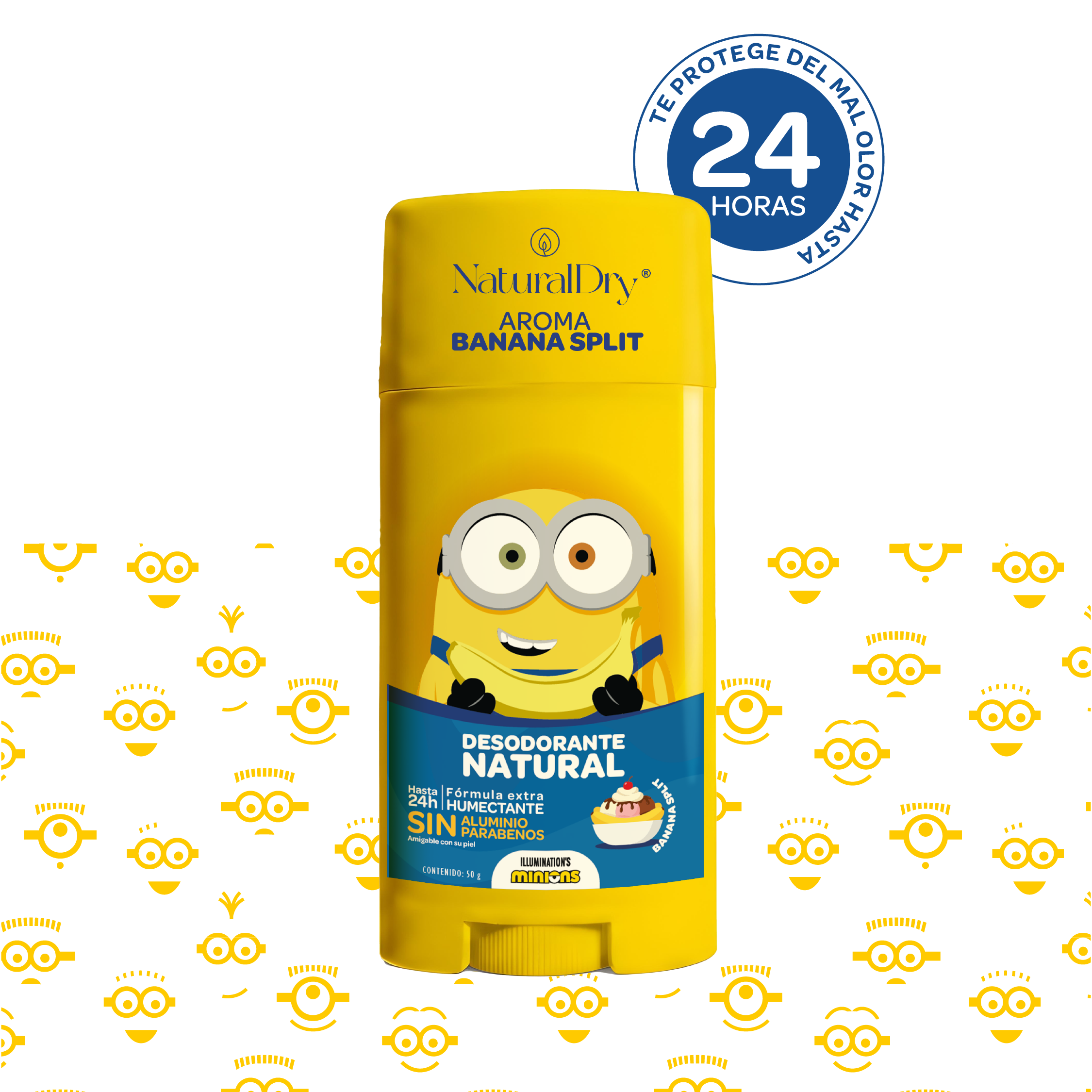 Minions Banana Split Piel Sensible