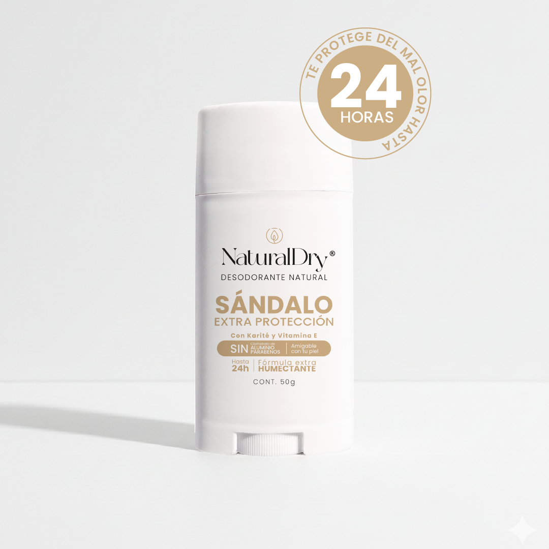 Desodorante Natural en Barra - Sándalo - Extra Protección
