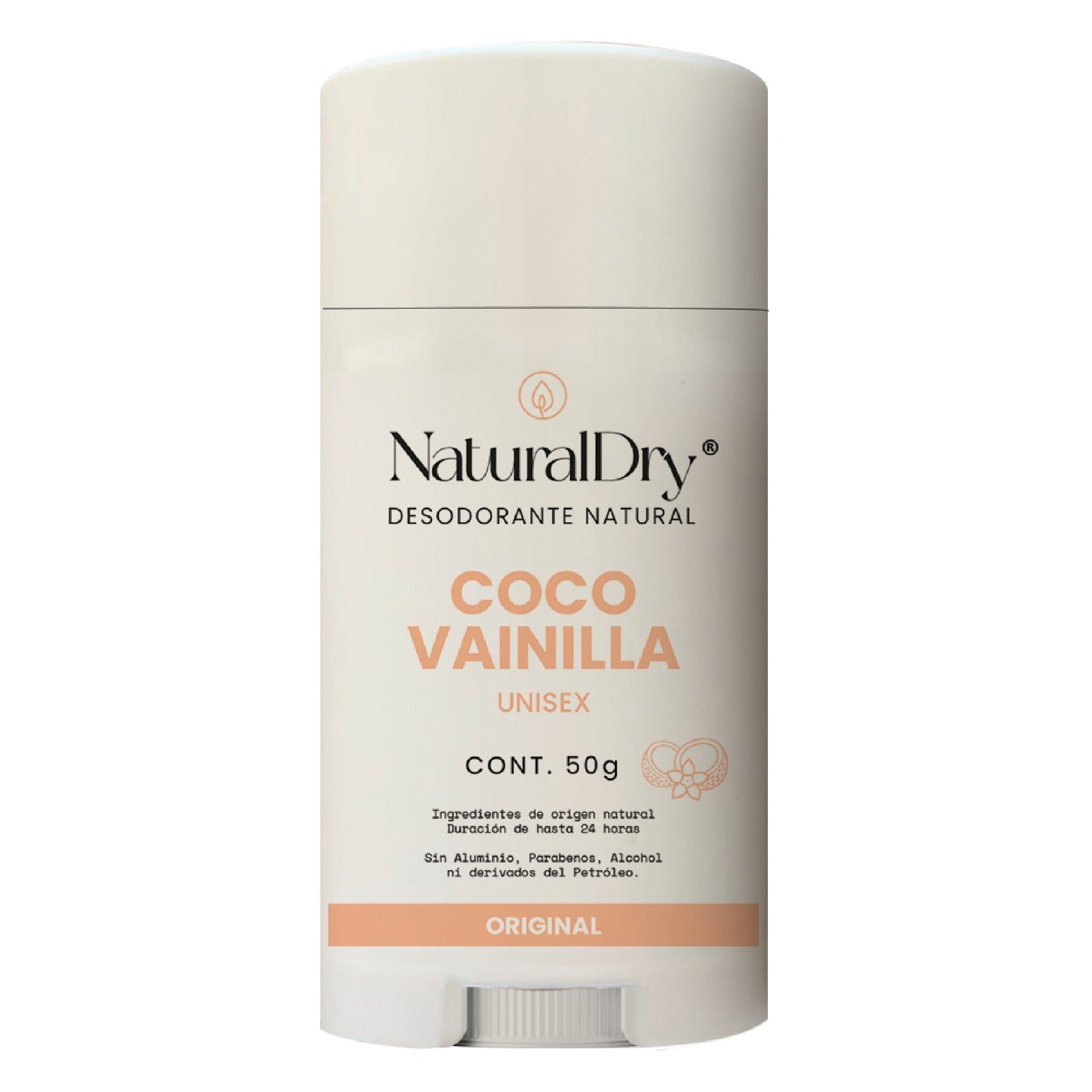 Desodorante natural NaturalDry en barra - Coco-Vainilla