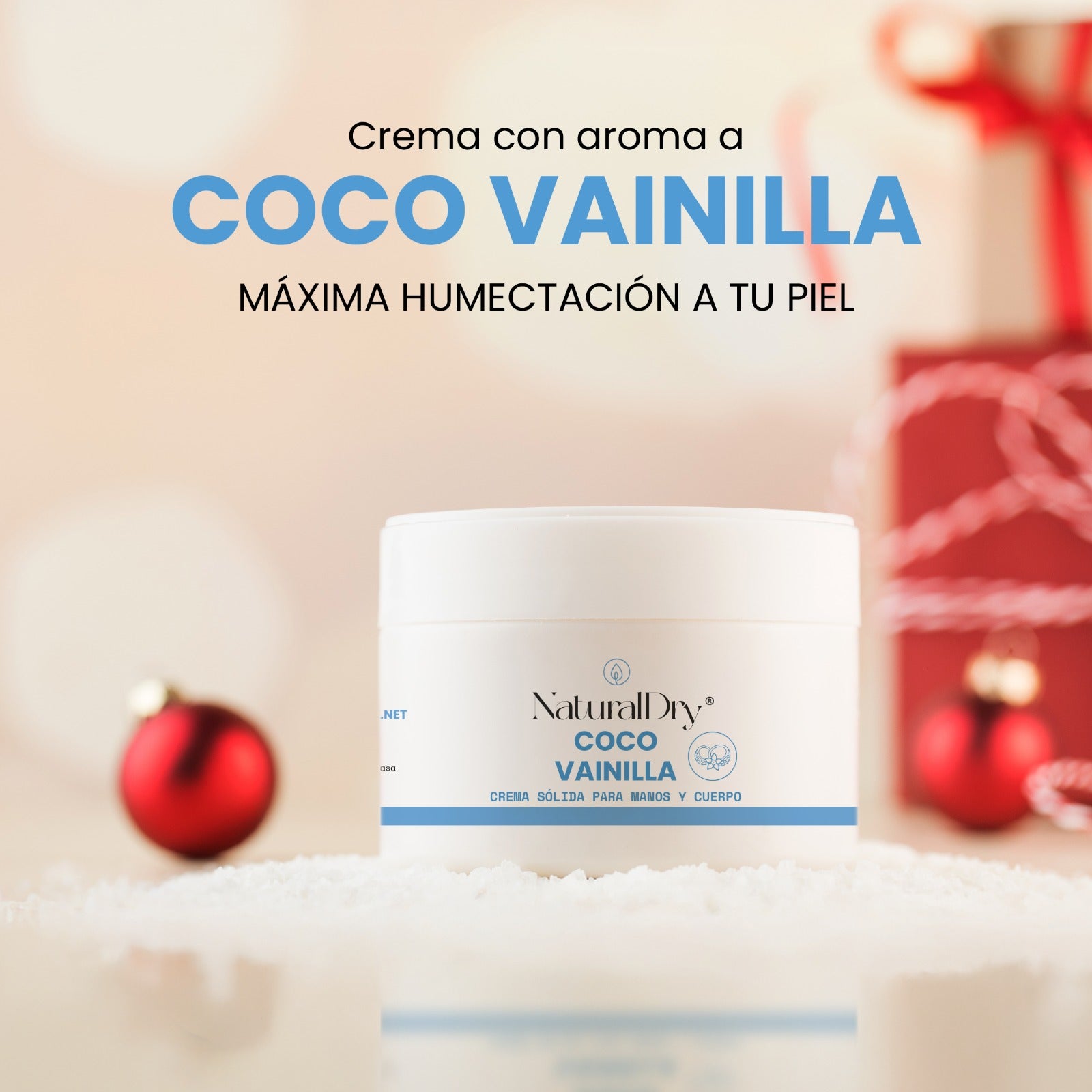 Crema natural para manos Coco-Vainilla