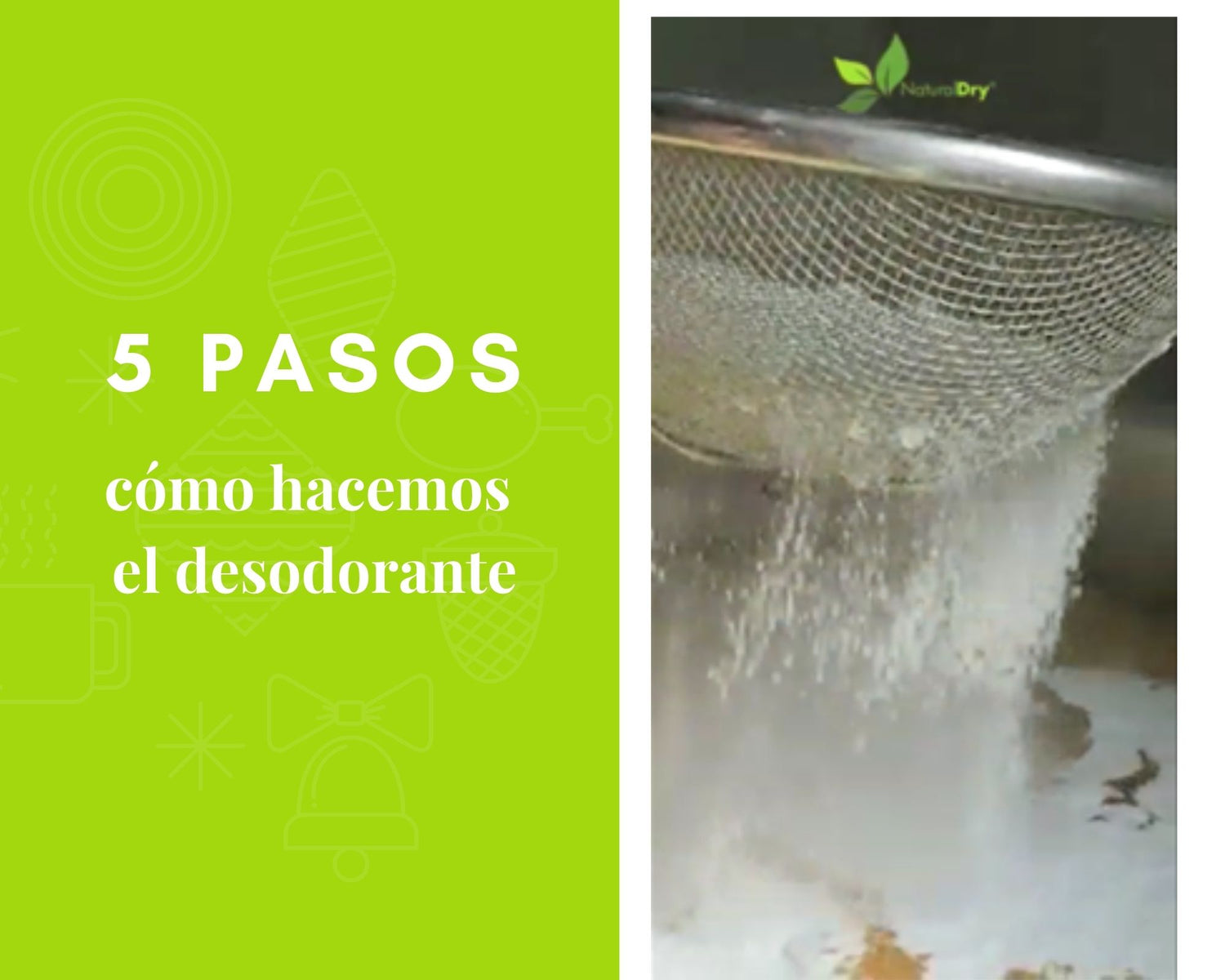 5 pasos: cómo hacemos el desodorante