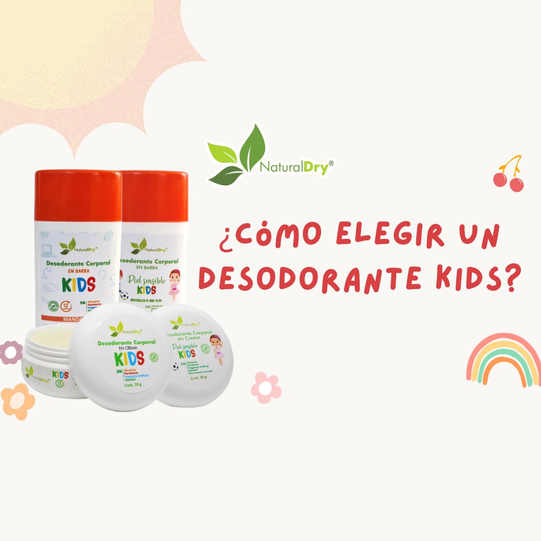 ¿Cómo  elegir un desodorante KIDS?