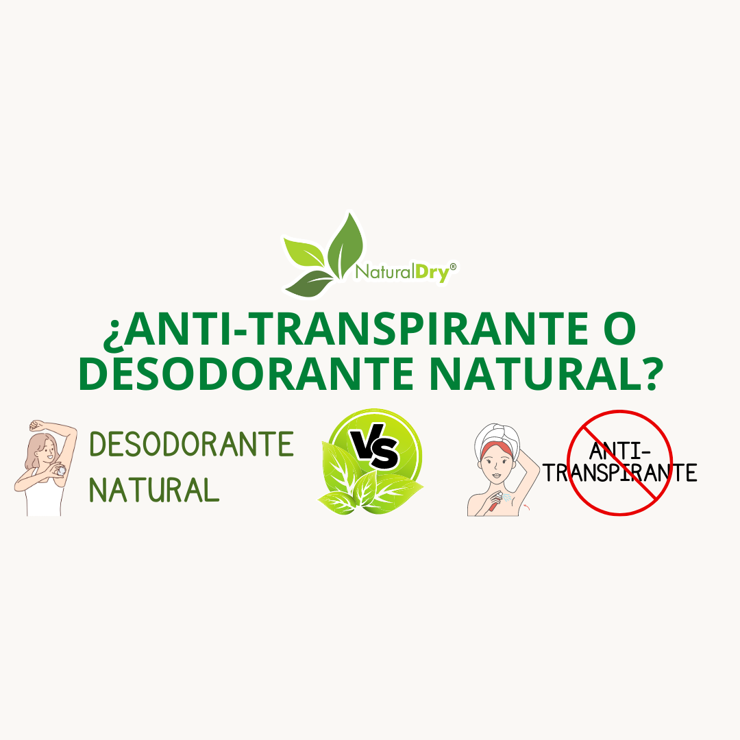 ¿Anti-transpirante o Desodorante natural?