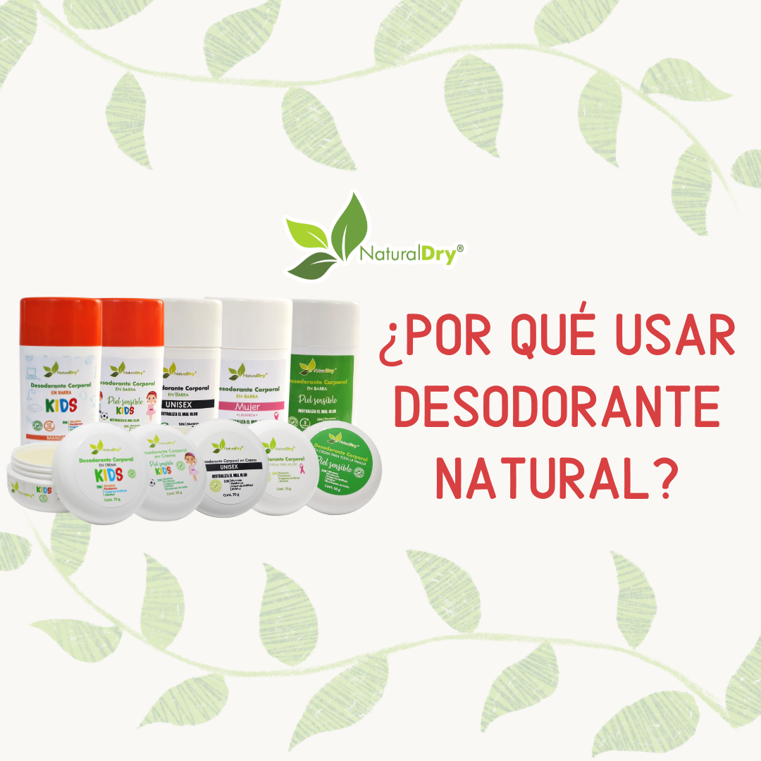 ¿Por qué usar desodorante natural?