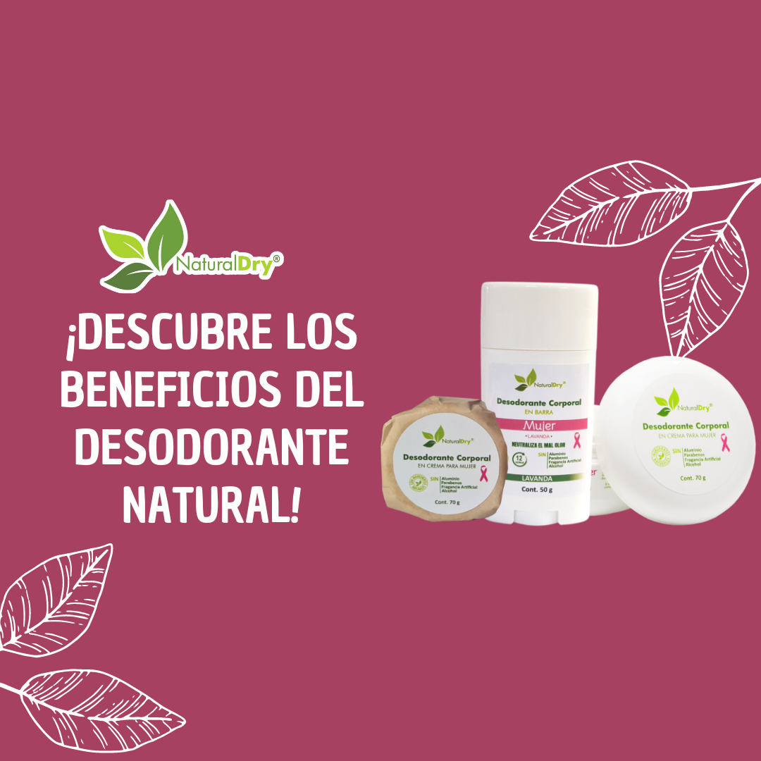 ¡Descubre los beneficios del desodorante natural!