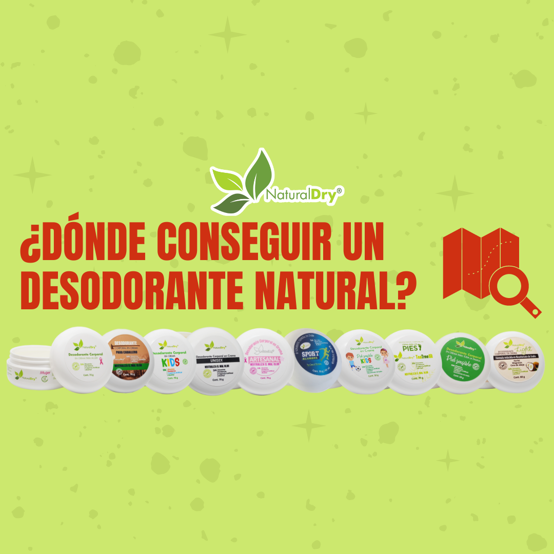 ¿Dónde conseguir un desodorante natural?