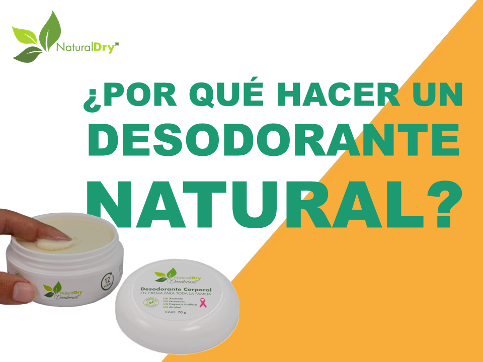 ¿POR QUÉ HACER UN DESODORANTE NATURAL?