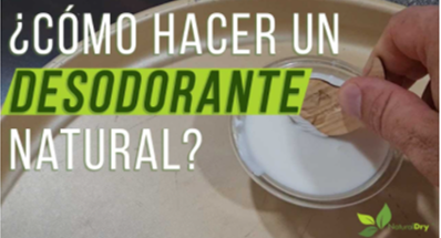 Como hacer un desodorante natural