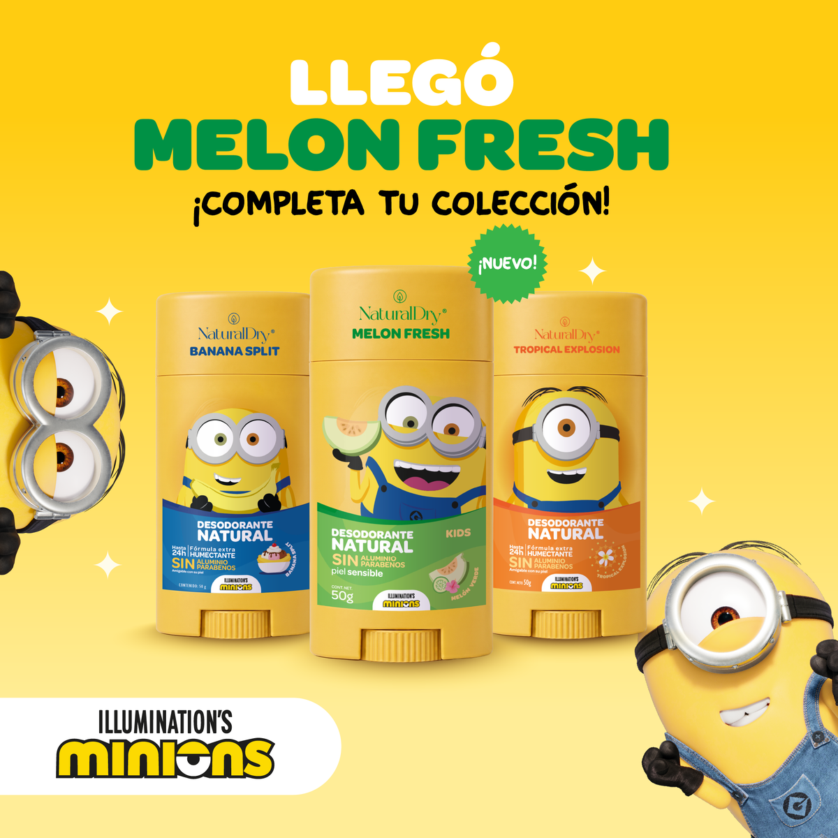 Minions Melon Fresh Piel Sensible