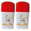 Kit 2 - desodorante natural en barra - kids -mandarina