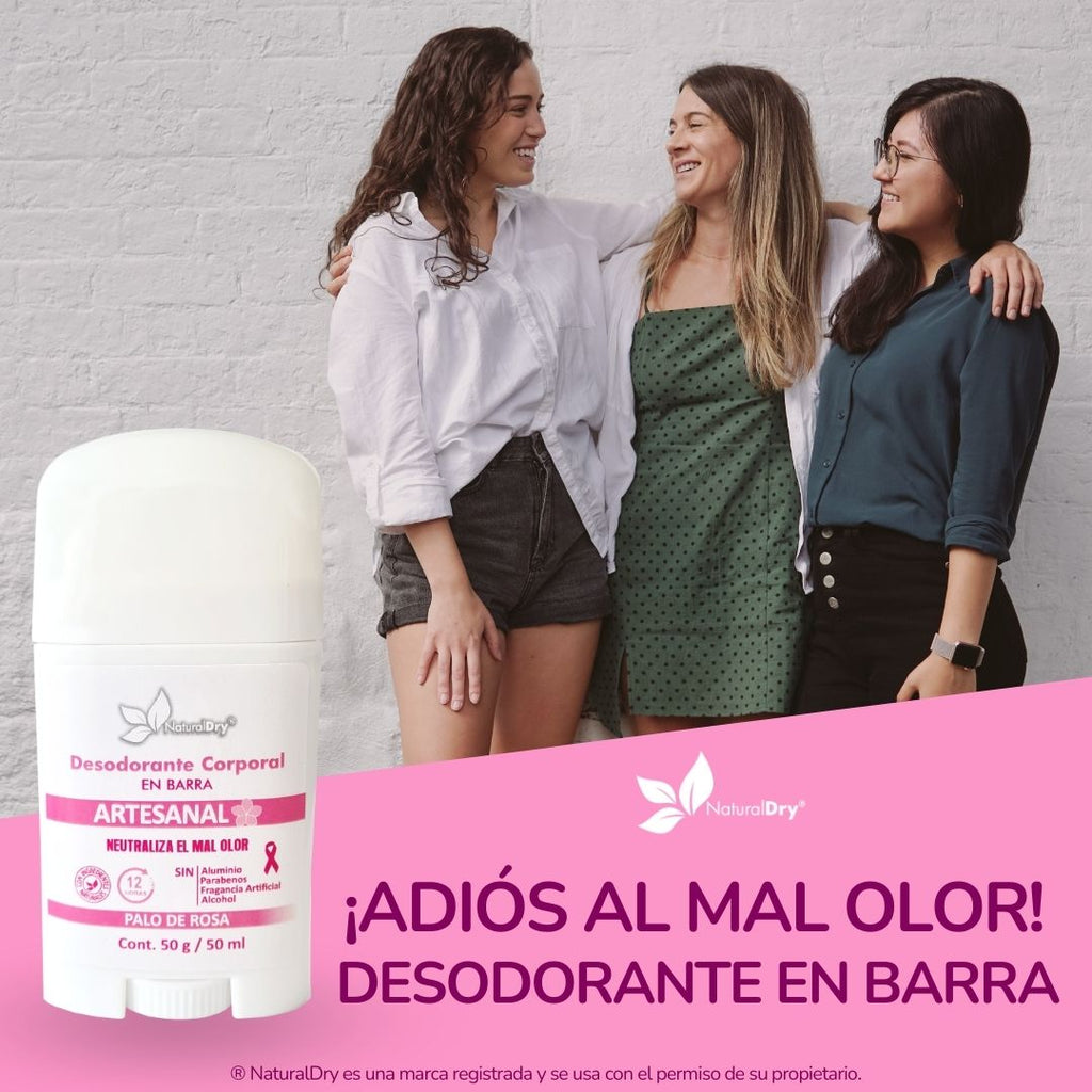 KIT 4 - 1 Desodorante  crema lavanda  + 1 Desodorante crema  palo de rosa +1 desodorante barra lavanda + 1 desodorante barra palo de rosa