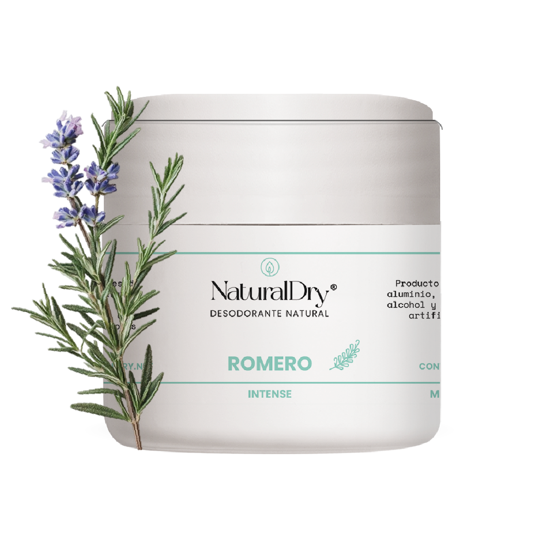 1 Desodorante natural MEN en crema - Aroma Romero con ALUMBRE