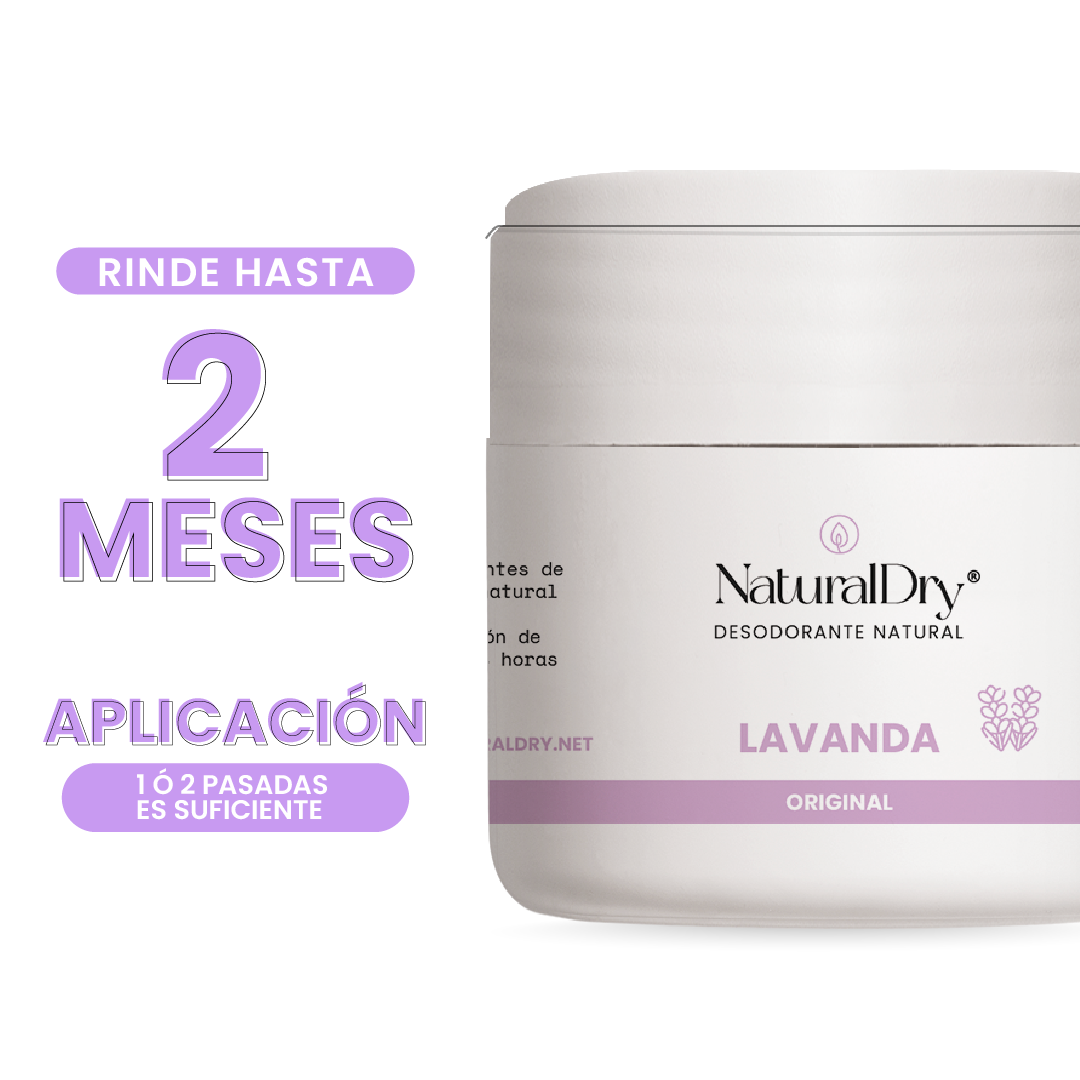 Desodorante natural en crema - mujer - lavanda