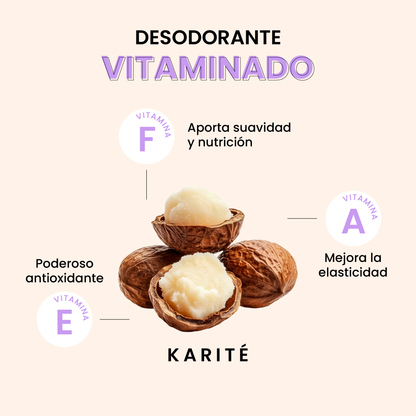 Desodorante natural MUJER INTENSE en barra - Aroma Bergamota con ALUMBRE