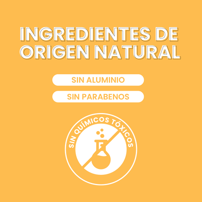 Desodorante natural corporal en barra TEENS - Aroma Geranio Menta