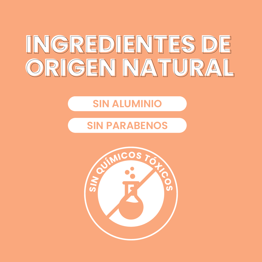 Desodorante natural en barra - limón - sin bicarbonato de sodio