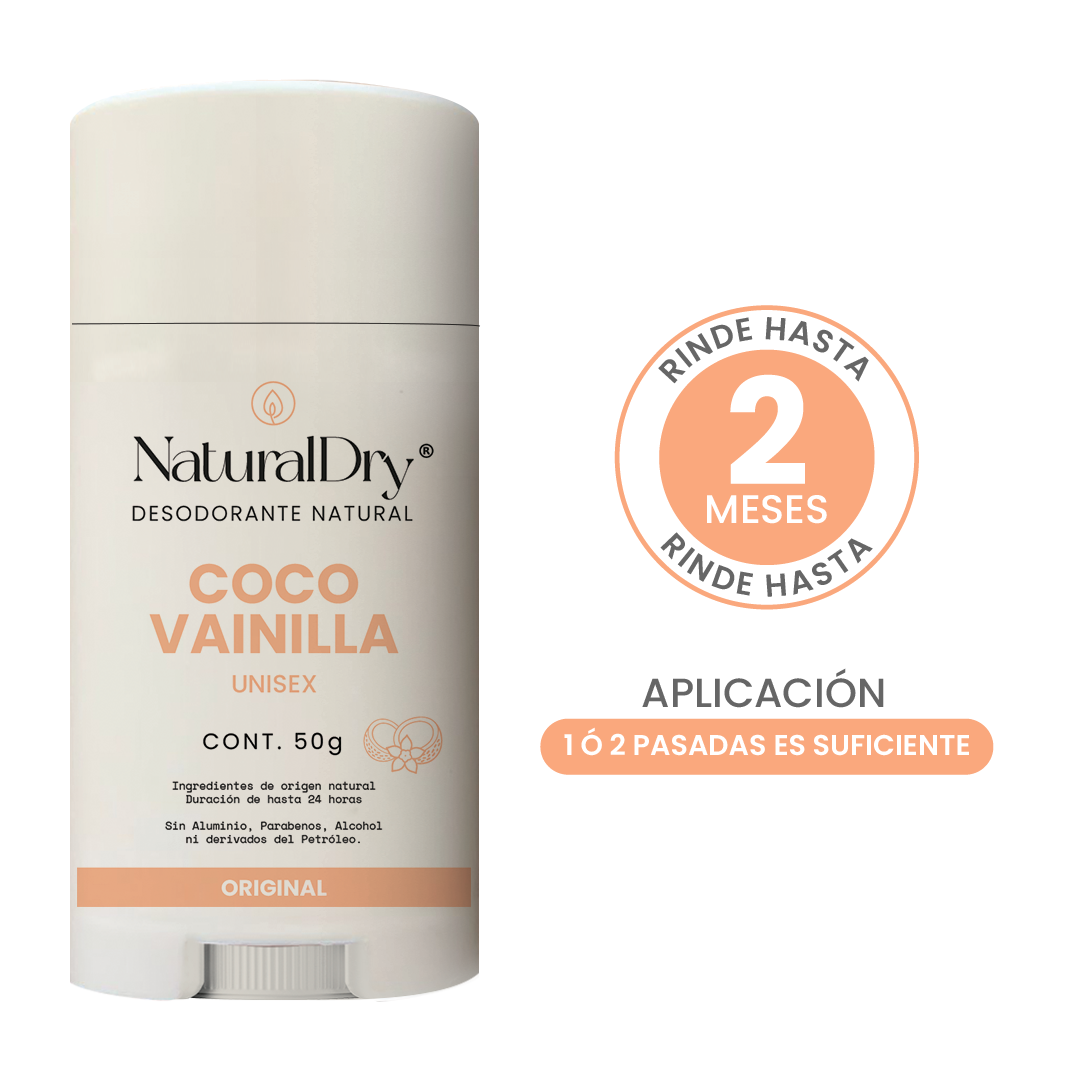 Desodorante natural NaturalDry en barra - Coco-Vainilla