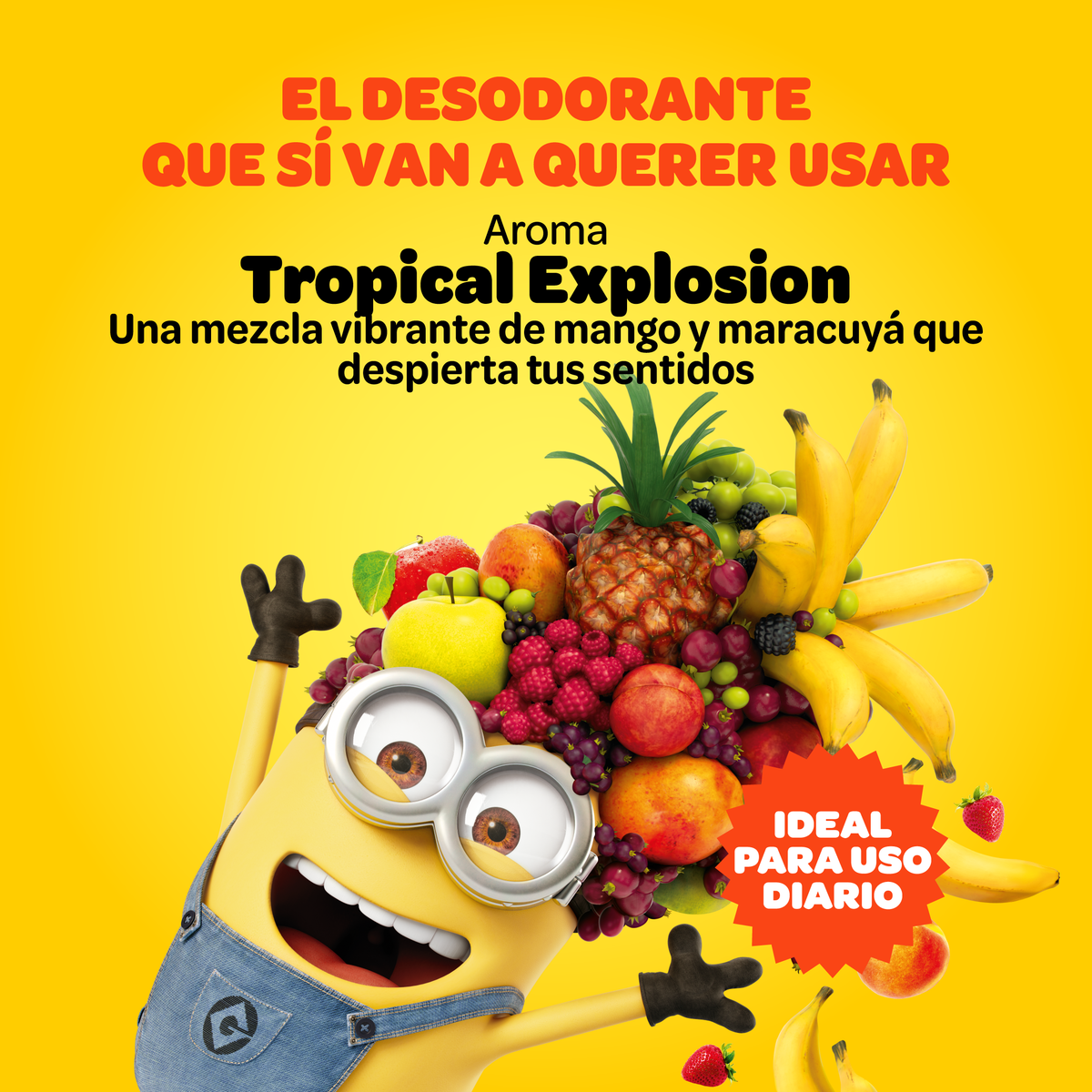 Minions Tropical Explosion Piel Sensible