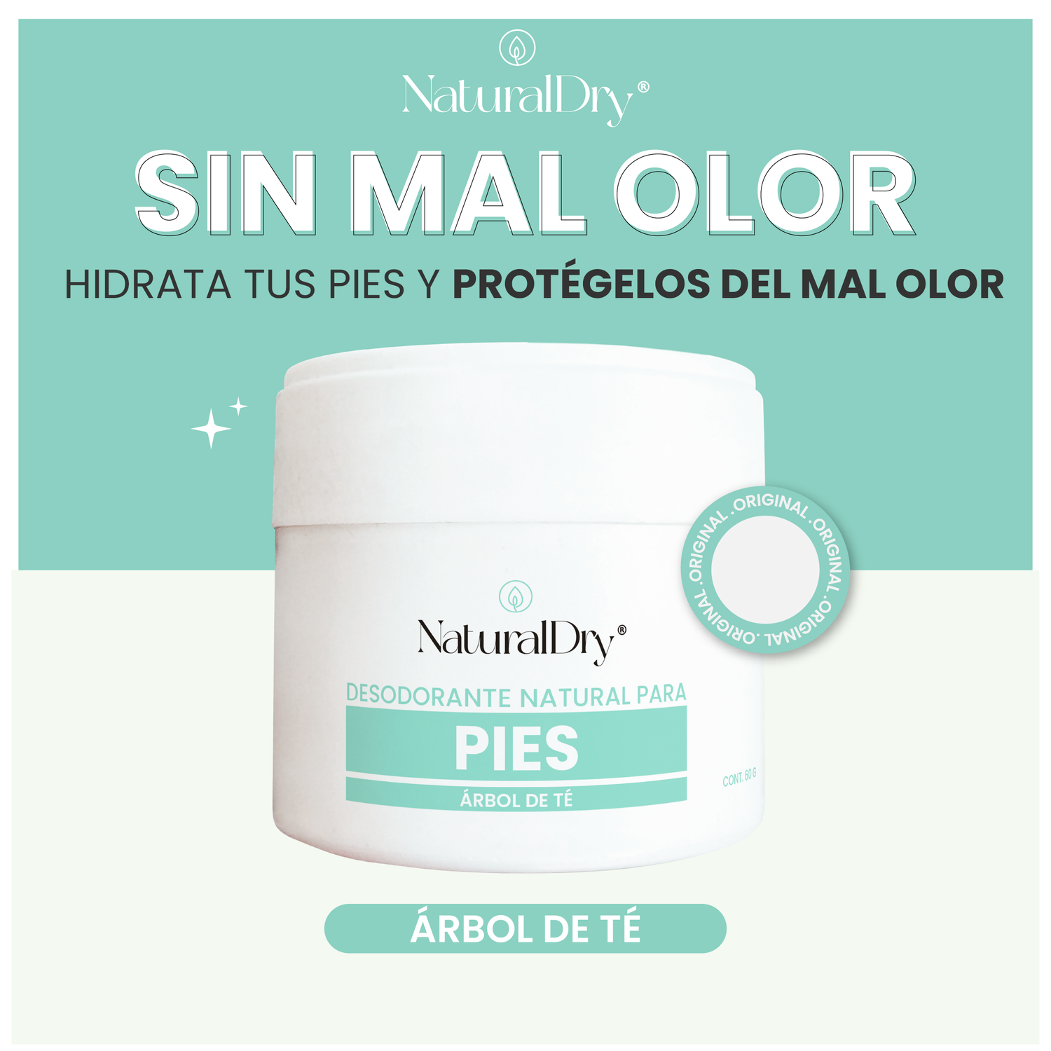 Desodorante para Pies Tea Tree