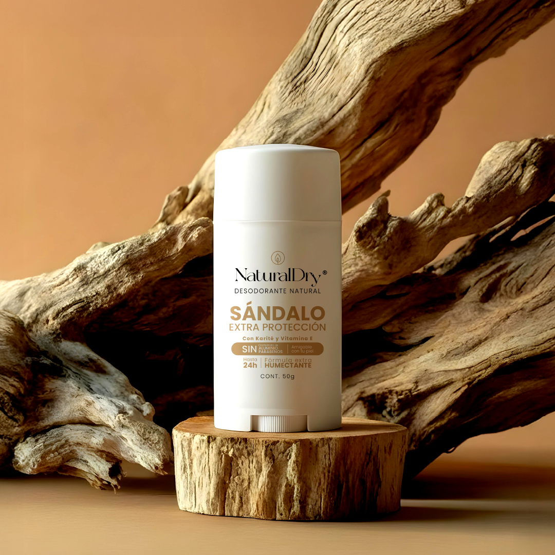 Desodorante Natural en Barra - Sándalo - Extra Protección