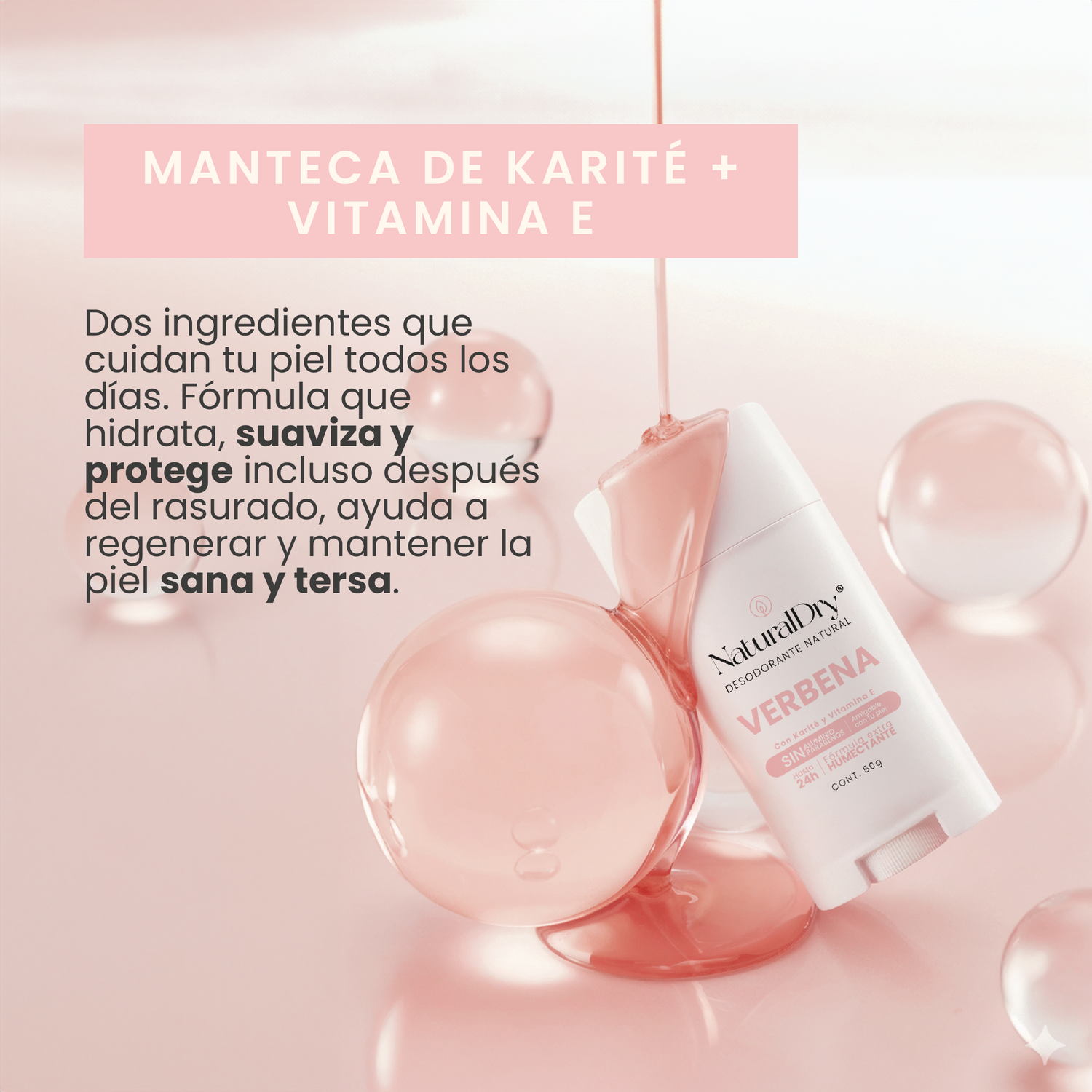 Desodorante natural en barra - unisex - verbena