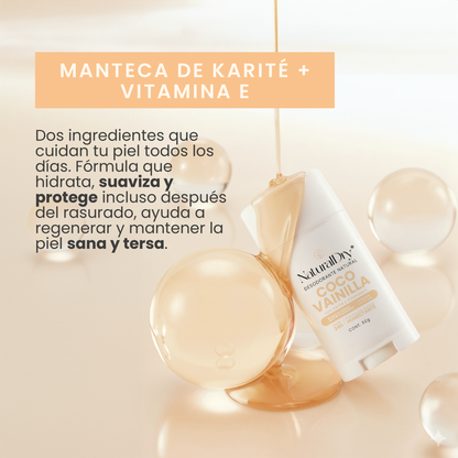 Desodorante natural NaturalDry en barra - Coco-Vainilla