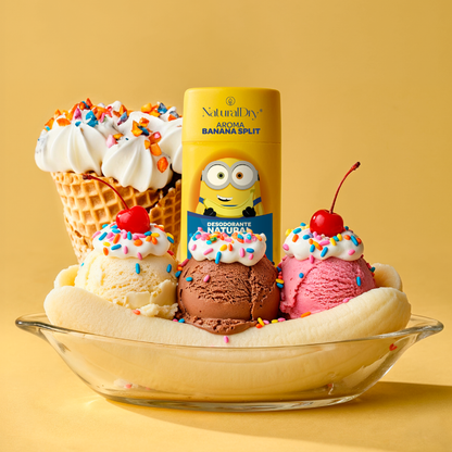 Desodorante Natural - Minions - Banana Split - Piel Sensible
