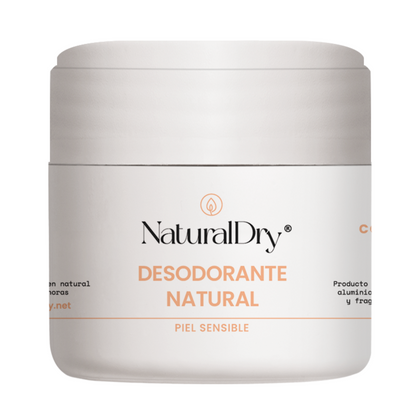 Desodorante natural en crema - limón - sin bicarbonato de sodio