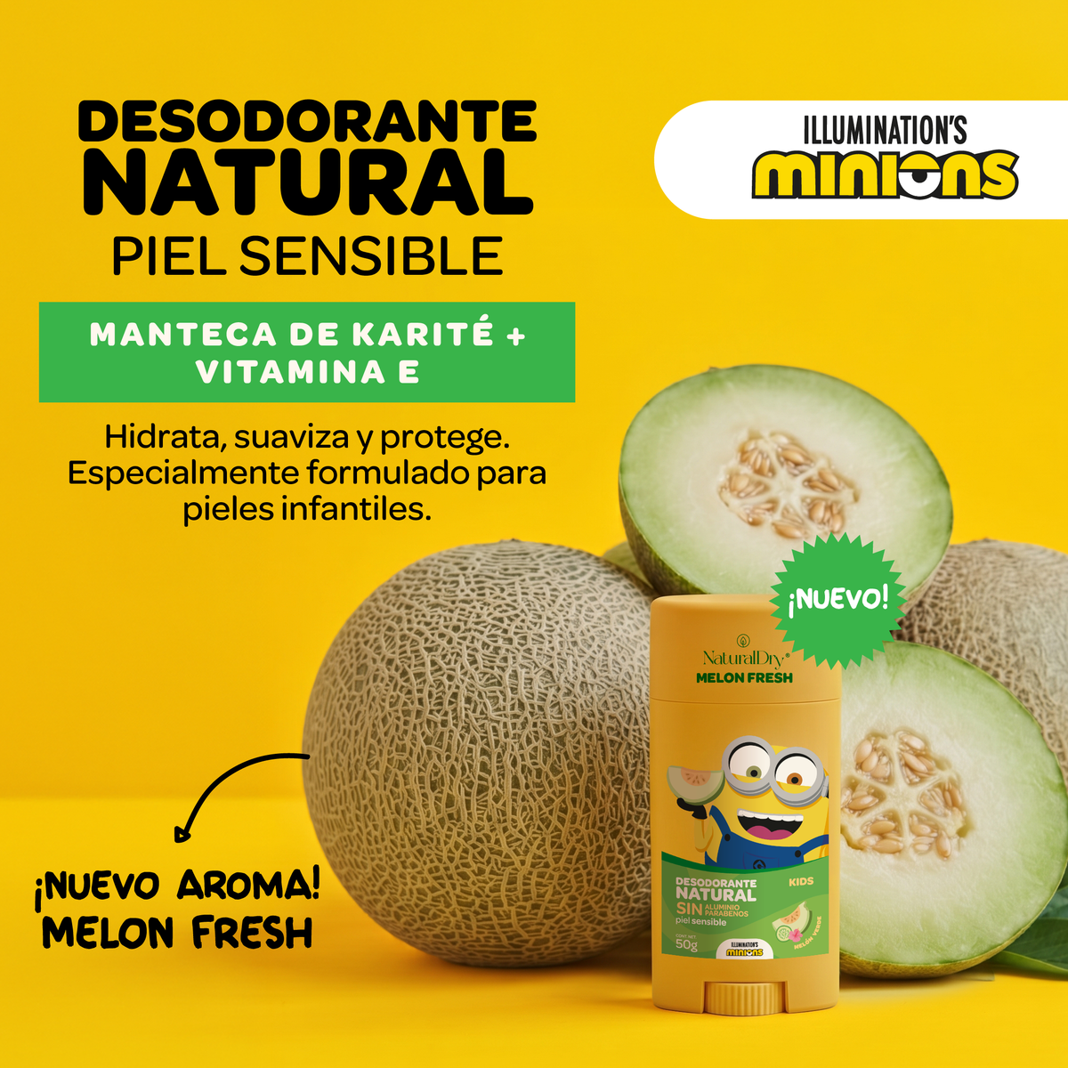 Minions Melon Fresh Piel Sensible