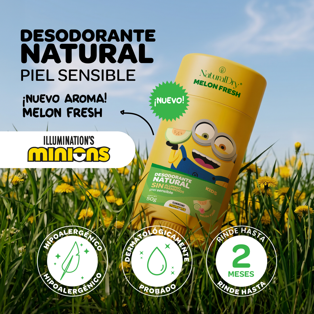 Minions Melon Fresh Piel Sensible