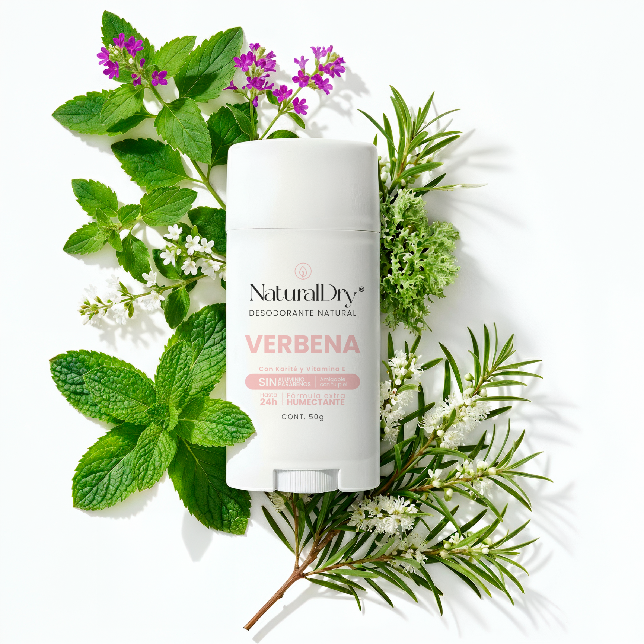 Desodorante natural en barra - unisex - verbena