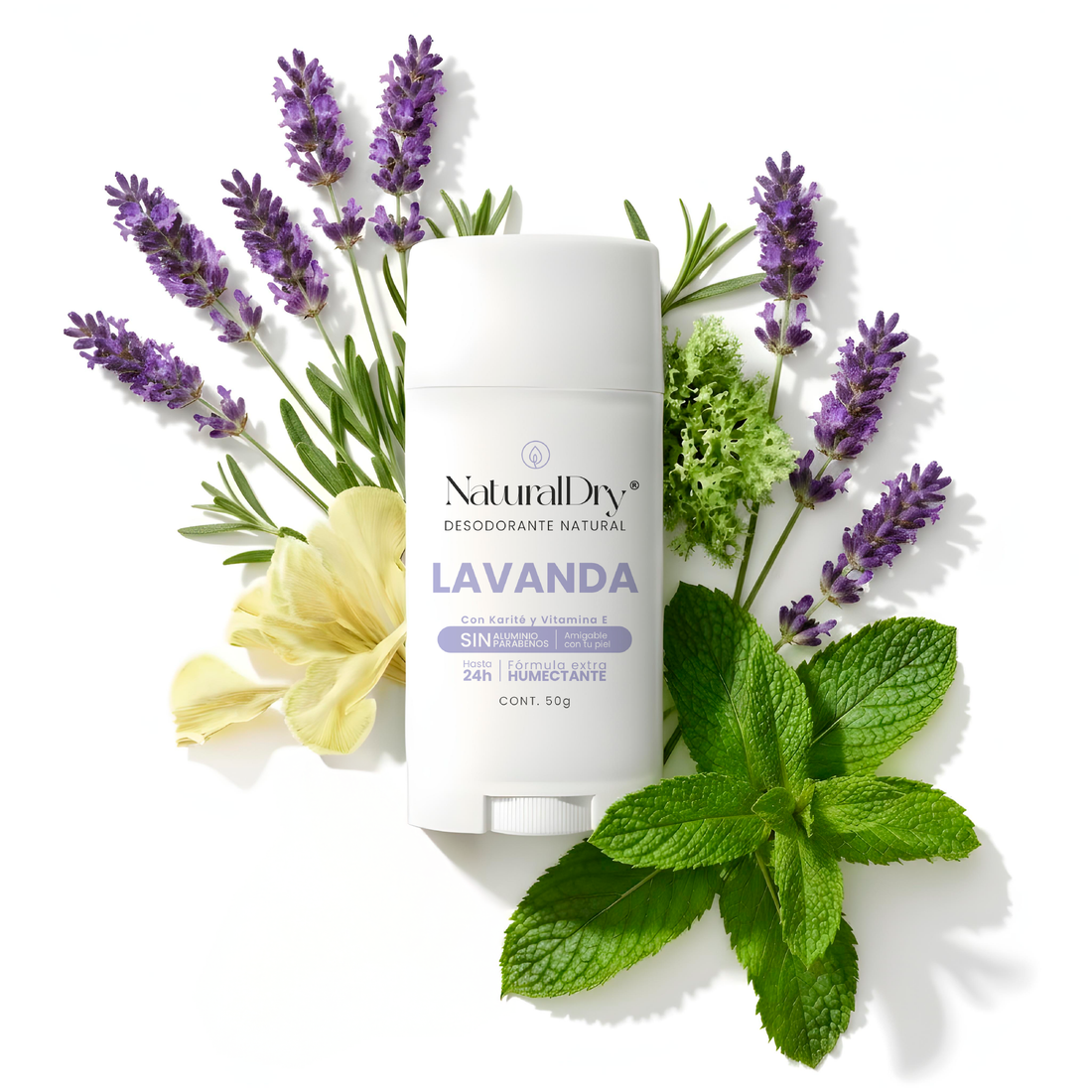 Desodorante natural en barra - mujer - lavanda
