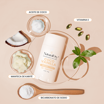 Desodorante natural NaturalDry en barra - Coco-Vainilla