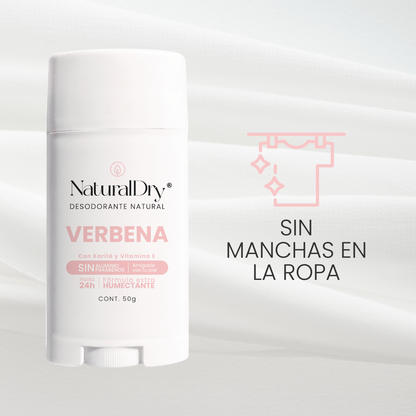 Desodorante natural en barra - unisex - verbena
