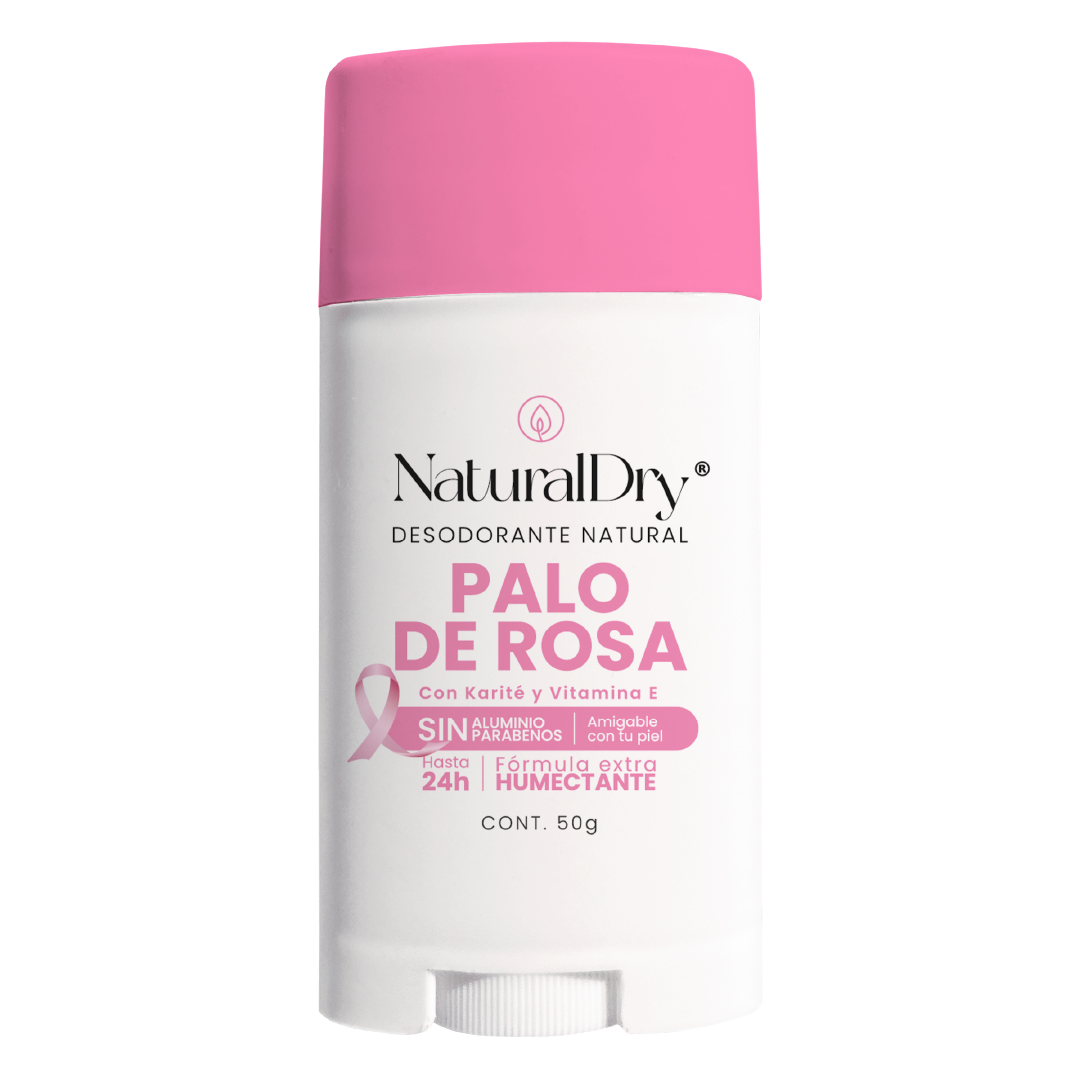 1 Desodorante natural en barra - Artesanal - Palo de Rosa- NaturalDry®