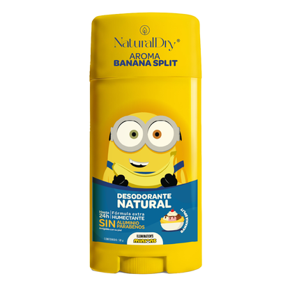 Desodorante Natural - Minions - Banana Split - Piel Sensible