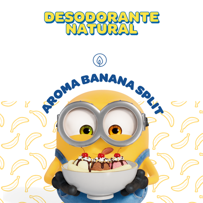 Desodorante Natural - Minions - Banana Split - Piel Sensible