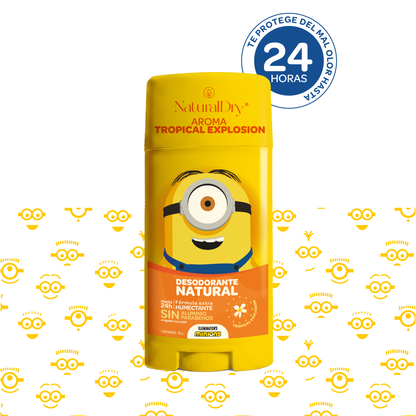 Desodorante Natural - Minions - Tropical Explosion - Piel Sensible
