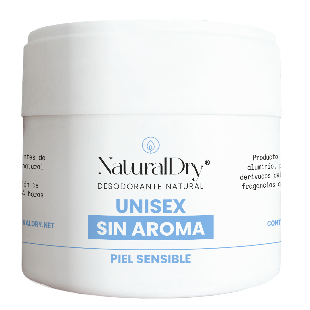 Desodorante natural en tarro Sin Aroma - Para pieles sensibles