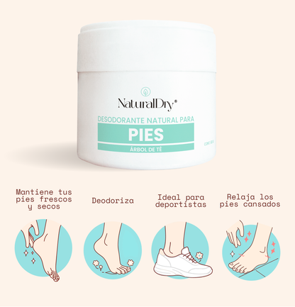 Desodorante para Pies Tea Tree