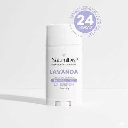 Desodorante natural en barra - mujer - lavanda